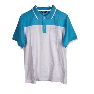 COOFANDY Men Polo Shirt Collared Short Sleeve Cotton Polyester Small